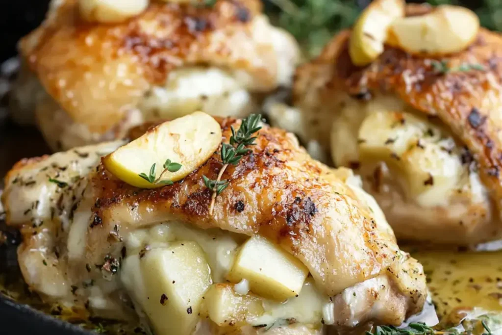 Apple and Brie Stuffed Chicken