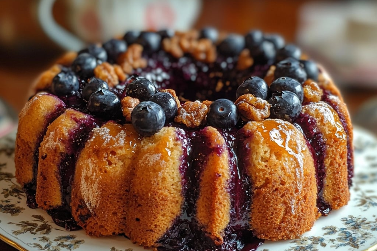 Lemon Blueberry Coffee Cake