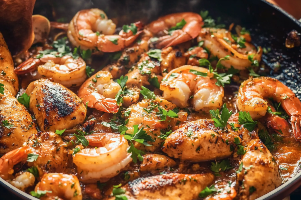 Chicken and shrimp recipes